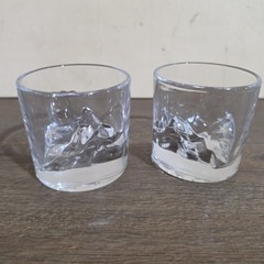 Liiton Grand Canyon Whiskey Old Fashioned Glasses Set of 2 Mountains