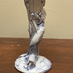 Lakeland Molds Ceramic Unicorn & Mermaid Goblets 8″ AWESOME