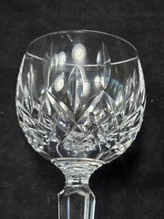 WATERFORD LISMORE Set of 4 Wine Hocks Glasses