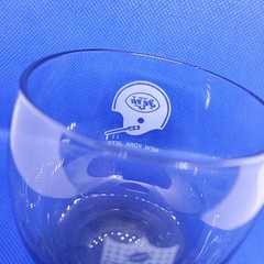 New York Jets Helmet NFL Smokey Vintage Football whiskey glass
