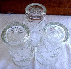 Anchor Hocking~3~Early American Prescut 15 Oz. Tall Ice Tea/Water Glasses