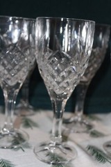 Godinger Crystal Wine / Chamnpagne Glass / Goblet 8 oz Set of 8
