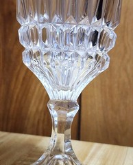 6 Vintage Fostoria Heritage 7 1/8” Lead Iced Tea Goblets Glasses