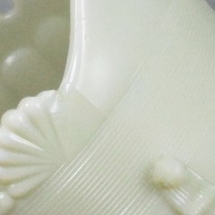EAPG NORTHWOOD KLONDYKE CUSTARD GLASS PITCHER & TUMBLER