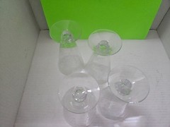 Fostoria Romance Iced Tea Goblets (4) EXCELLENT!!