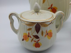 HALL Superior Quality Autumn Leaf Coffee, Cream & Sugar Set (TF940)