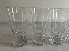Nice! Set Of 4 Monclova By Libbey 16 Oz Clear Tumbler Drinking Glass 6.75”