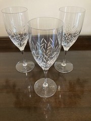 Kate Spade Lenox Beacon Street Crystal Iced Beverage Glass 9″ 13 oz Set of Three