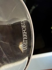 Vintage Waterford Lismore Diamond Lead Crystal White Wine Glass