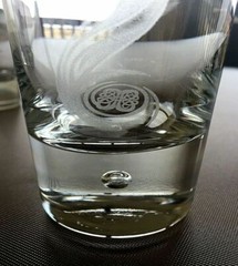 Baileys Original Irish Cream, Celtic Mist Logo, Bubble Base Rocks Glass Set of 1