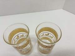 Vintage Libbey Ducks And Hens Glasses Tumblers 14 Oz And 10 Oz Set Of 6