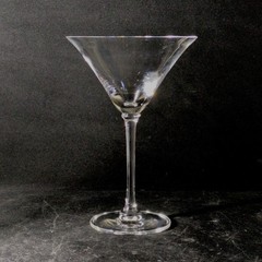 VERA WANG CLASSIC MARTINI GLASS, Blown Crystal, 7 1/8″, 6Oz, By WEDGEWOOD