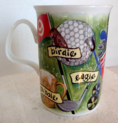 Roy Kirkham ‘Hole in One’ Fine Bone China Mug – 2003 Golfing Sport Gift Idea VGC
