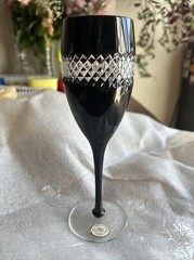 Vintage Ajka Crystal Hand Made Hungary Olomkristaly 24% Stemmed John Rocha Style