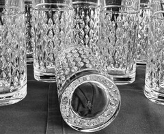 Ralph Lauren RLL Crystal Highball Glasses Set of 8 – Heavy Cut Glass –Never Used