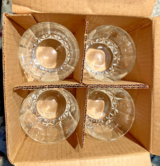 4-11 Oz On-The-Rocks Cocktail Glasses St George Crystal American Heritage