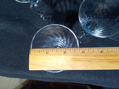 Bryce Aristocrat Aqua Stem Spirit Claret Glasses Set of 5