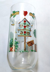 Bird Glasses for Bird Lovers Gift Set of 4 Birdhouse ARC USA 16 oz Tumblers