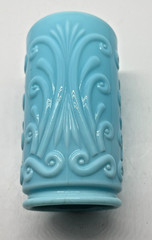 Imperial Glass «Scroll» pattern Blue Celery Vase/Tumbler NICE