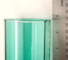 2 Vintage Anchor Hocking Essex Green 10 oz. 10-Sided Glasses