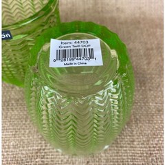 Shannon Twill Green Godinger Set of 2 Old Fashion Glasses 11oz