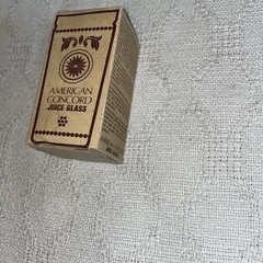 Amber Glass American Concord Juice Glass 4.5 Oz. P&G NIB