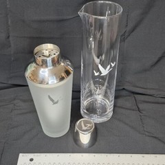 Grey Goose Shaker and Pitcher Bar Set for Shaken or Stirred Drinks