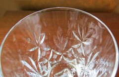 Tiffin Franciscan Deauville #17711 Air Bubble Stem 6 ¾” Wine Goblet(s)