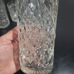vtg Libbey 2 Highball Cooler Tumbler 16 oz. Glass 2 rock 12 oz. BAR MCM EAPG
