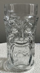 Anchor Hocking Clear Screaming Tiki Tropical Vintage Drinking Glass 16 Oz