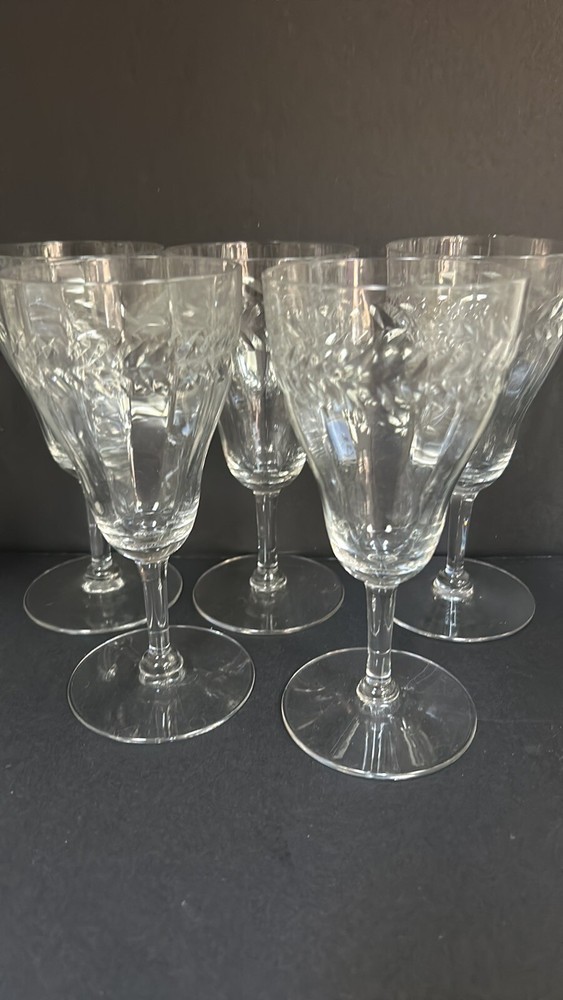 Bryce Laurel Tiffen In The Wreath Glasses, Crystal, Drinkware, Water Set -5