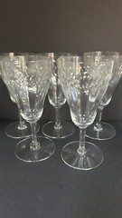 Bryce Laurel Tiffen In The Wreath Glasses, Crystal, Drinkware, Water Set -5