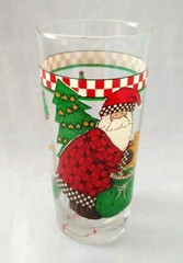 SET OF 2 SAKURA DEBBIE MUMM MAGIC OF SANTA TUMBLERS 16 OZ