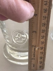 TWO 3D VTG LA ROCHERE EMBOSSED FLEUR DE LIS ROUND ROCKS WATER GLASSES FRANCE 8OZ