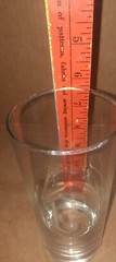 Glass / Tumbler “E” Initial Monogram Etched