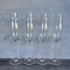 Joshua Steinberg Crystal Sommelier Champagne Flutes Set Of 4 NEW MSRP $372