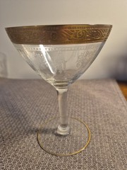 Vtg Tiffan- Franciscan Champagne/ sherbet glass Melrose pattern Replacement