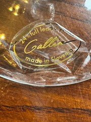 Rogaska Gallia Crystal Wine Goblet Sign Etched Stem Glass 7.75″ Tall U Pick Qty