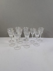 Cambridge Glass Wine Glasses Stem Set of 10