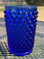 Vintage Fenton Hobnail Cobalt Blue Tumbler 4″