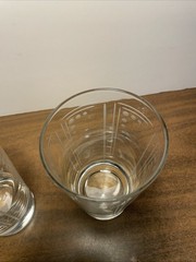 Princess House Aston Exclusive Highball Etched Glass Set Of 2