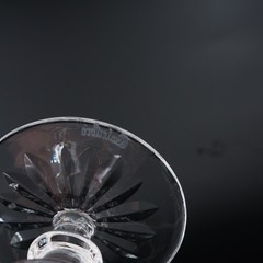 Waterford Crystal VTG Single Sherry Glass Diamond Cut Lead Crystal Ireland 3.9in