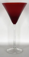 Lenox Holiday Gems Ruby Martini Glass Long Stem 8.75″ Red Crystal Replacement