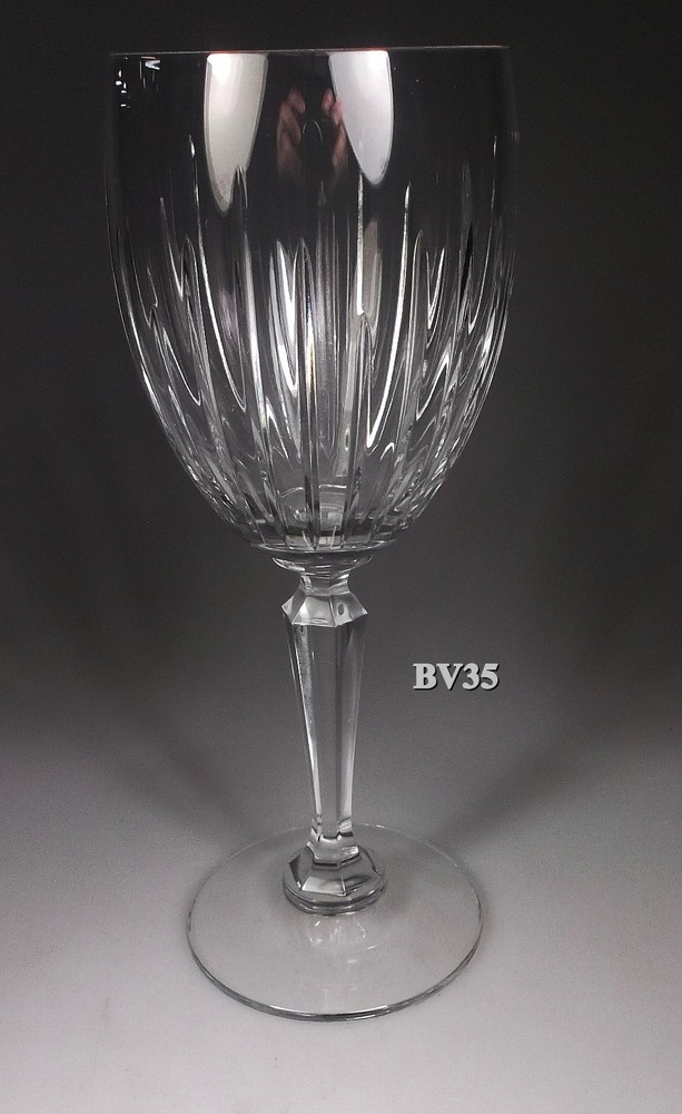 LENOX DECOR CUT CRYSTAL WATER GOBLET 8″ – SET OF 2 GOBLETS – PERFECT
