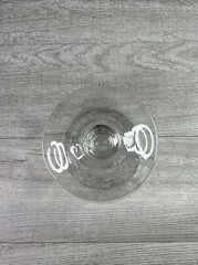 Unmarked Clear Glass Brandy Cognac Glass/Snifter Fishbowl