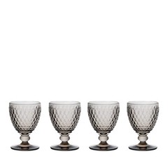 Villeroy & Boch Boston Coloured Wasserglas Smoke Kristallglas 14 oz Set of 4