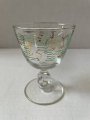 MCM Libbey Atomic Marine Life Cordial Glass (please read)