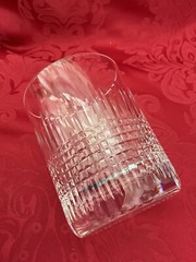 NIB FLAWLESS Glass BACCARAT France NANCY Crystal TRIPLE 18 Oz TUMBLER ICE HOLDER
