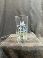 Corelle Shadow Iris Set Of 3 Vintage 12 Ounces Tumblers Glasses 5.5” High