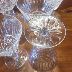 Single Waterford Crystal Tramore 5 5/8″ Water Wine Glass Goblet Gothic Mark